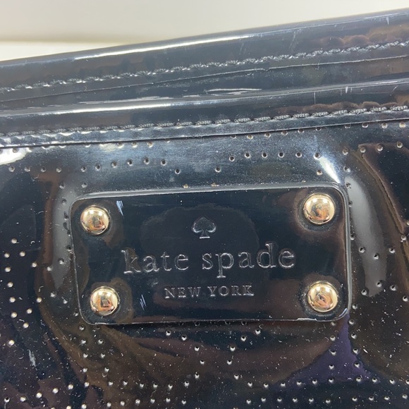 Authentic kate spade Harmony Metro Patent Leather Perferated Purse Tote- SALE! - Picture 8 of 15